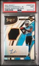 PANINI SELECT ROOKIE SIGNATURE MEMORABILIA TERRACE MARSHALL JR. 127/199 PSA 9