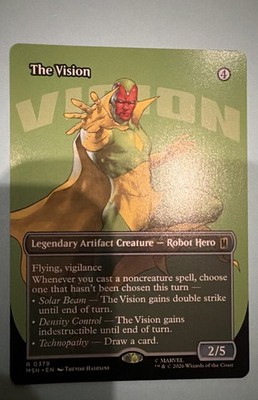 The Vision (Borderless) Marvel Super Heroes Regular MtG M/NM Rare!