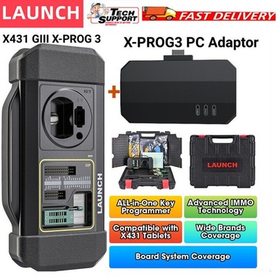 Launch X431 GIII X-Prog 3 Advanced Im-mo Kéy Programmer Tool W/ PC Adaptor