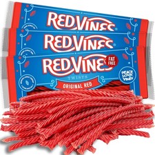 Red Vines Licorice Twists Original Red Chewy Soft Fruit Chews Candy 3 Bulk Pack