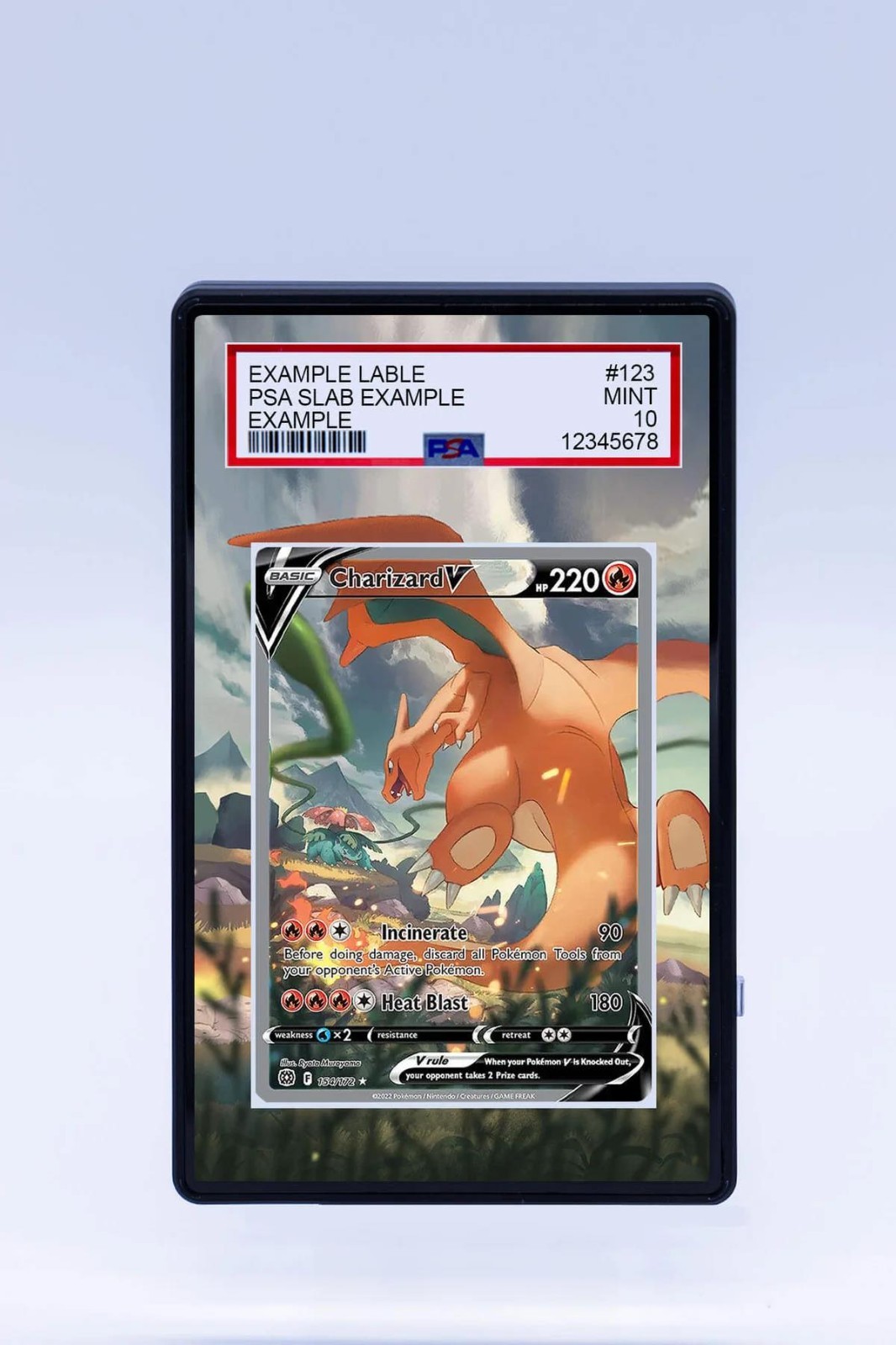 Charizard V 154/172 Brilliant Stars Pokemon Extended Artwork For PSA CGC BGS TAG