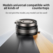 Secure Mount Bracket 360 Degree Rotation Vacuum Suction for Travel Use