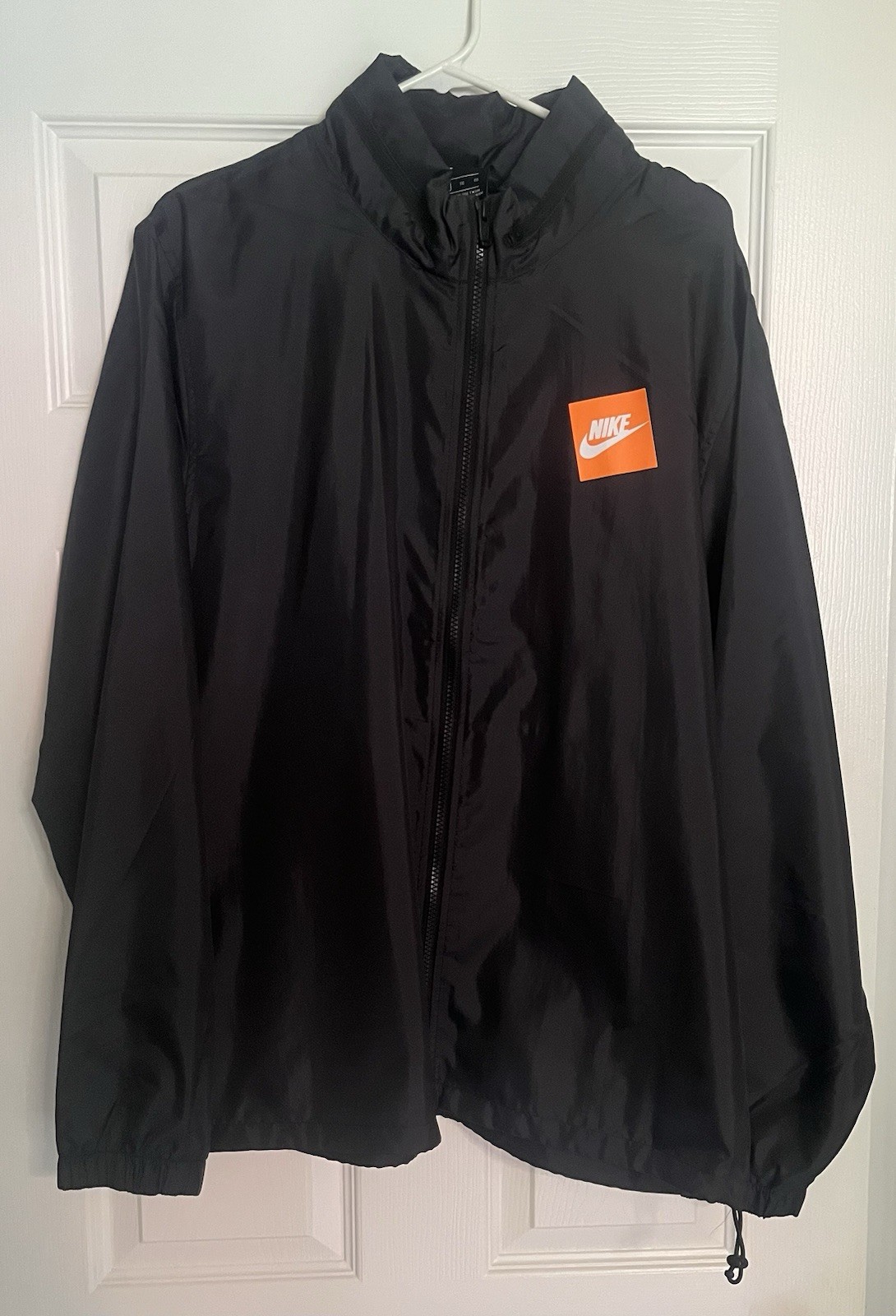 SACAI X NIKE Nike Sportswear JDI Giacca nera con cappuccio e tessuto taglia L