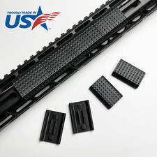 MLOK Rail Covers Low Profile Rifle Rail Covers SNAP-IN System Circle 8 Pack