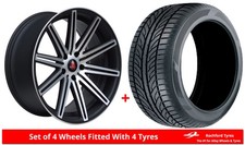 Alloy Wheels & Tyres Wider Rears 19" Axe EX15 For Genesis G70 [IK]