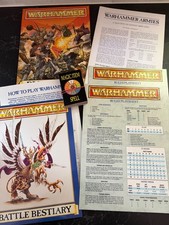 Warhammer Fantasy Battle Books and Cards 4th Edition 1992 Starter Set