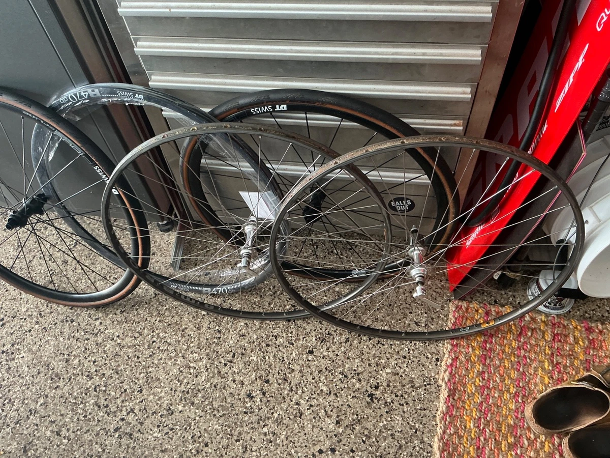 NOS シマノ7700Duraace×アンブロッシオ evolution前後ホイール Shimano 