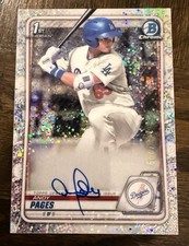 2020 Bowman Chrome  Andy Pages 1st  Auto Speckle Refractor /299 🔥MINT🔥