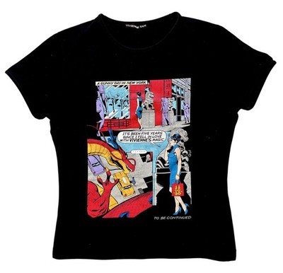 VIVIENNE TAM 90s Comicbook Print Top RARE