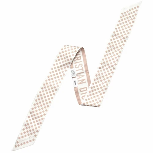 Christian Dior Mitzer ruban écharpe soie point sergé motif total cheveux occasion a98152
