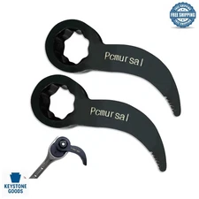2 Pack High Manganese Steel Crowbar Adapter Heads