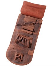 Angel Goatskin Bag for 2 Pipes and Accessories - with Buckle