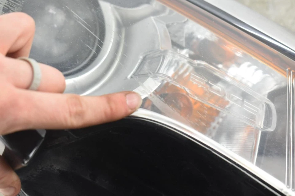 Faro de pasajero halógeno fondo brillante compatible con 11-14 EDGE 442551 Foto 2 de 4