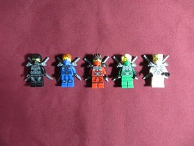 LEGO Ninjago Minifigures Lot. STONE ARMOR ,Jay,Kai,Cole,Zane,Lloyd,Weapons ETC