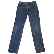Vintage 80s Lee Riders Jeans Mens 30x30 Acid Wash Blue Straight Denim Made USA