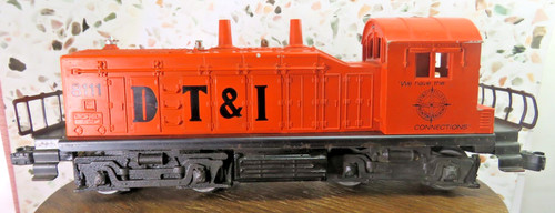 Lionel DT & I 6-8111 O Gauge Orange/Black Diesel Locomotive UNTESTED AS IS