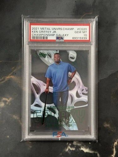 2021 Metal Universe Championship Galaxy #CG-20 Ken Griffey Jr. PSA 10