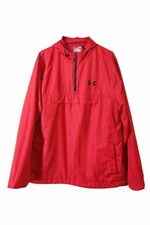 Under Amour Jacket Men XL Red Heat Gear Loose Hoodie 1/4 Zip Outdoor Never Worn