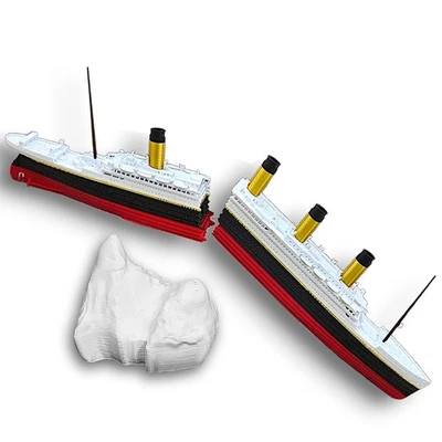 Split In Half Titanic Bath Boat And Pool Toys Break In Half RMS Titanic Toys - Image 1 of 4