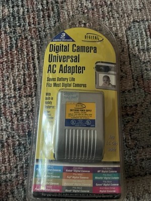 2002 Digital Concepts Digital Camera Universal AC Adapter NIB