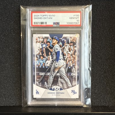 Shohei Ohtani 2024 Topps 50/50 HR #100 PSA 10 Gem Mint | eBay