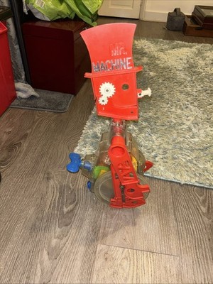 Mr. Machine Roboter Spielzeug Ideal Toy Co. um 1961 ~ 1977 Walks & Whistles Vintage