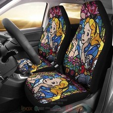 Colorful Glasses Alice In Wonderland Disney Cartoon Car Seat Covers Limited Edit Colorful Glasses Alice In Wonderland Disney Cartoon Car Seat Covers Limited Edit
