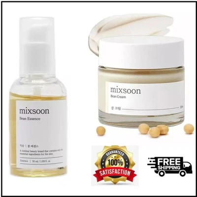 Mixsoon Bean Essence/ Cream Soothing Hydration Set for Face 50ml x2