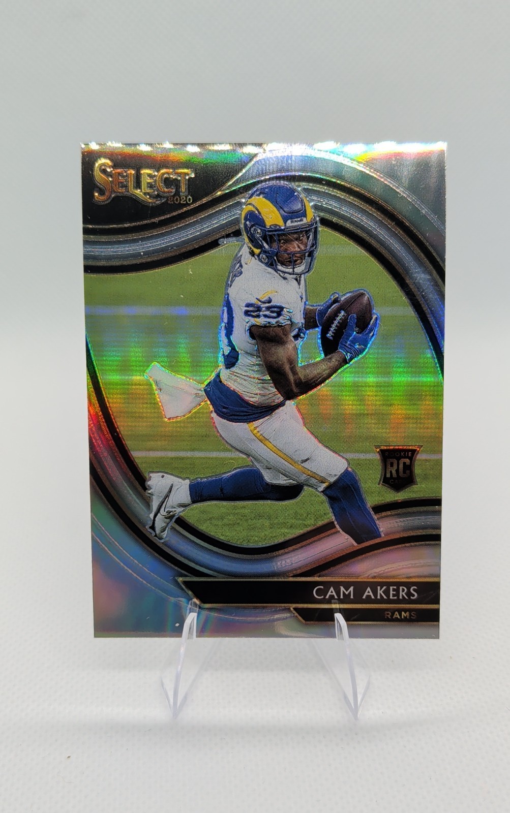 2020 Panini Select  Field Level Cam Akers #355 Silver Prizm (RC)