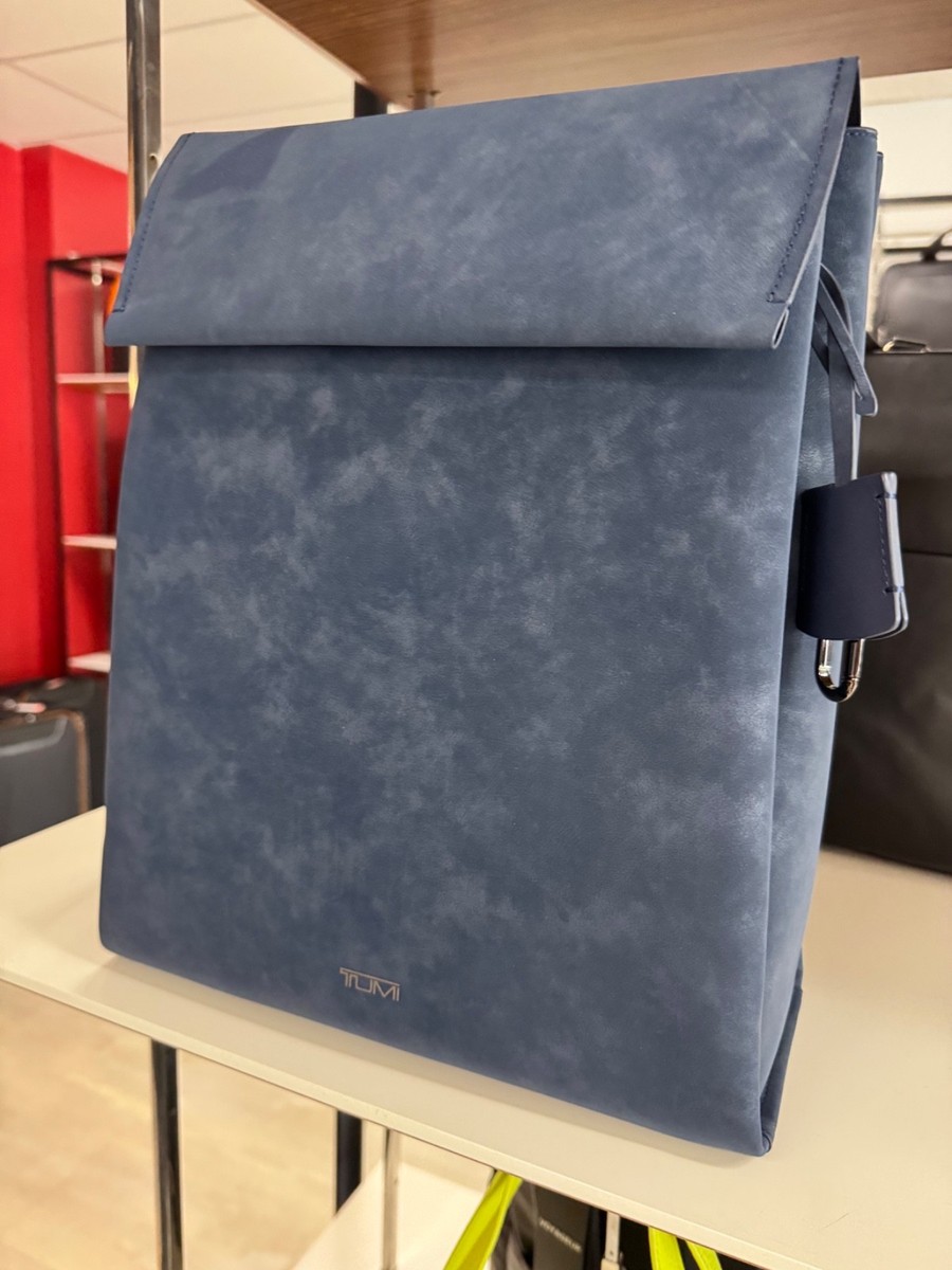 NEW Tumi Georgica KIMBELL 100% LEATHER 14.25” Laptop Backpack