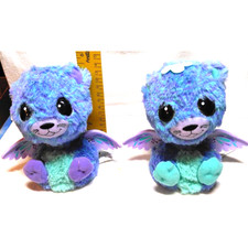 Hatchimals 5" Twins Blue Green Peacat Peacock Cat Interactive Set of 2 Works