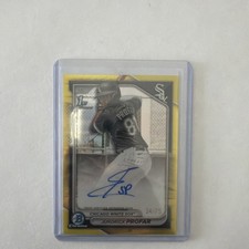 2024 Bowman Chrome - Jurdrick Profar Auto #CPA-JPR Yellow Refractor /75 (AU, RC)