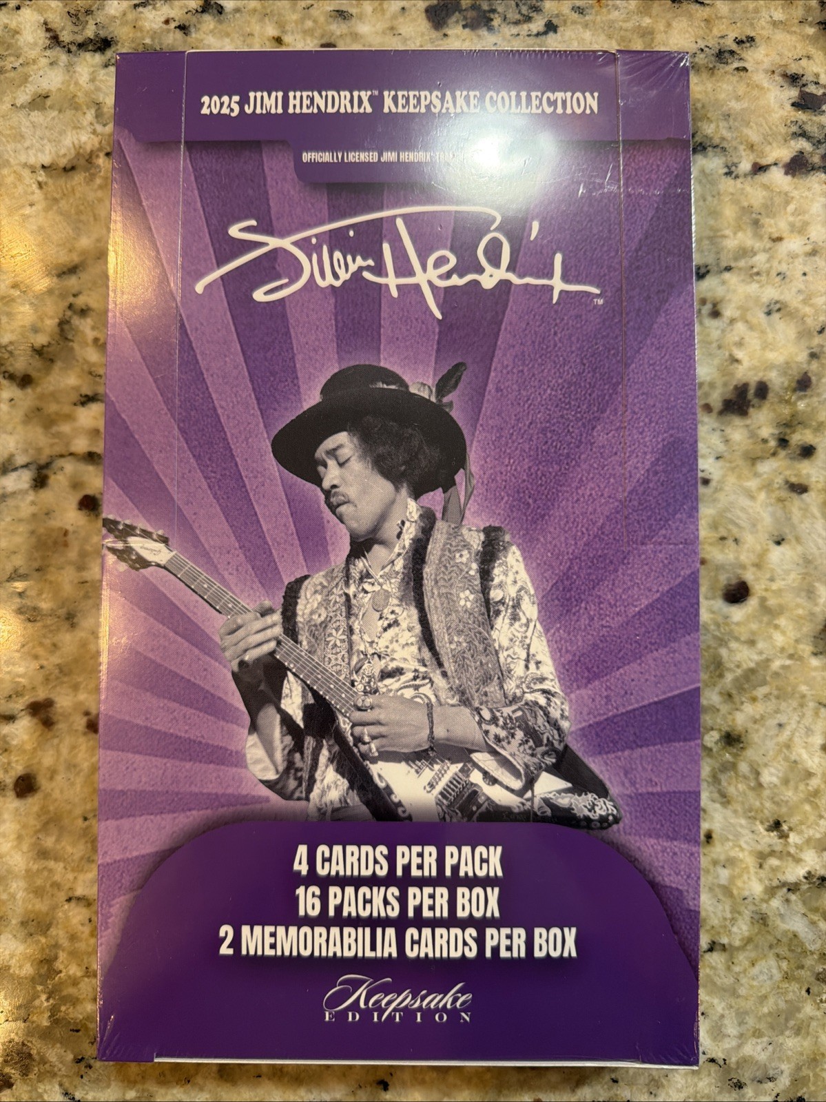 2025 Keepsake Jimi Hendrix Premiere Hobby Box Edition! In Stock - 16 Packs!!