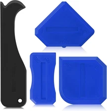 4-Piece Silicone Caulking Tool Set for Sealant Finishing and Removal