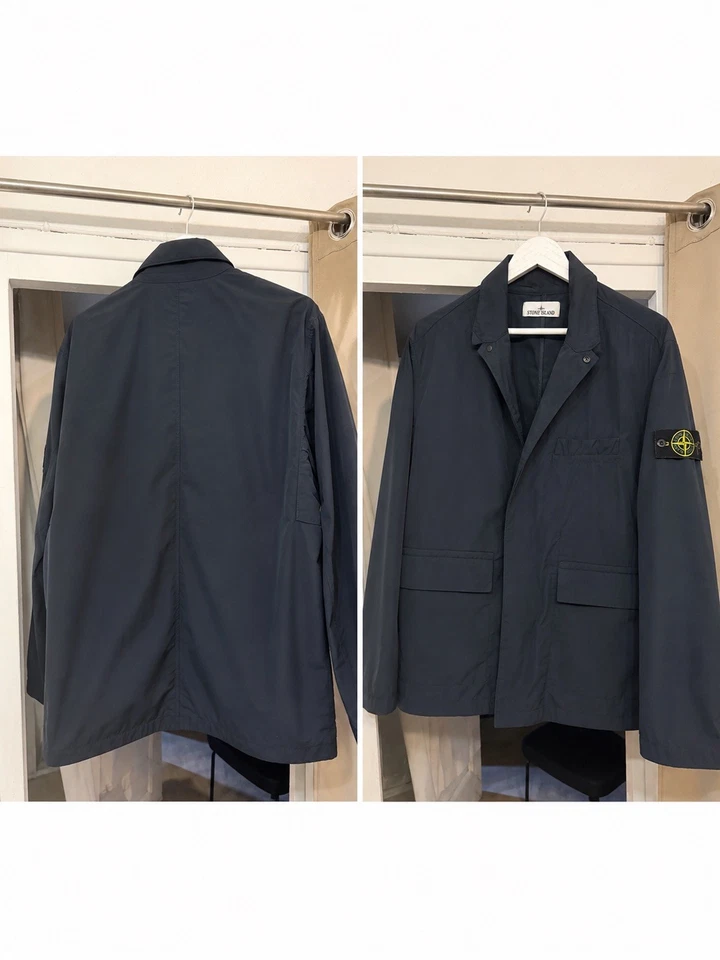 🧥 Stone Island – Field Jacket Micro Twill – Bleu Marine – XXL - Photo 1/3