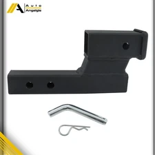 Adjustable Trailer Hitch Extension 2 Inch Receiver 4 Inch Rise Drop 7500LBS