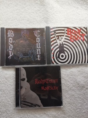Body Count CD Sammlung 3x Alben Ice-T Crossover Thrash Metal Cop Killer Live Rar