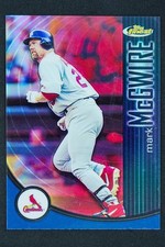 2001 TOPPS FINEST MARK MCGWIRE #75 REFRACTOR 114/399 GEM MINT PSA 10 MLB SSP
