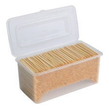 Toothpicks Round Double-Sided Sturdy Smooth Finish 3000 Count for Cocktails