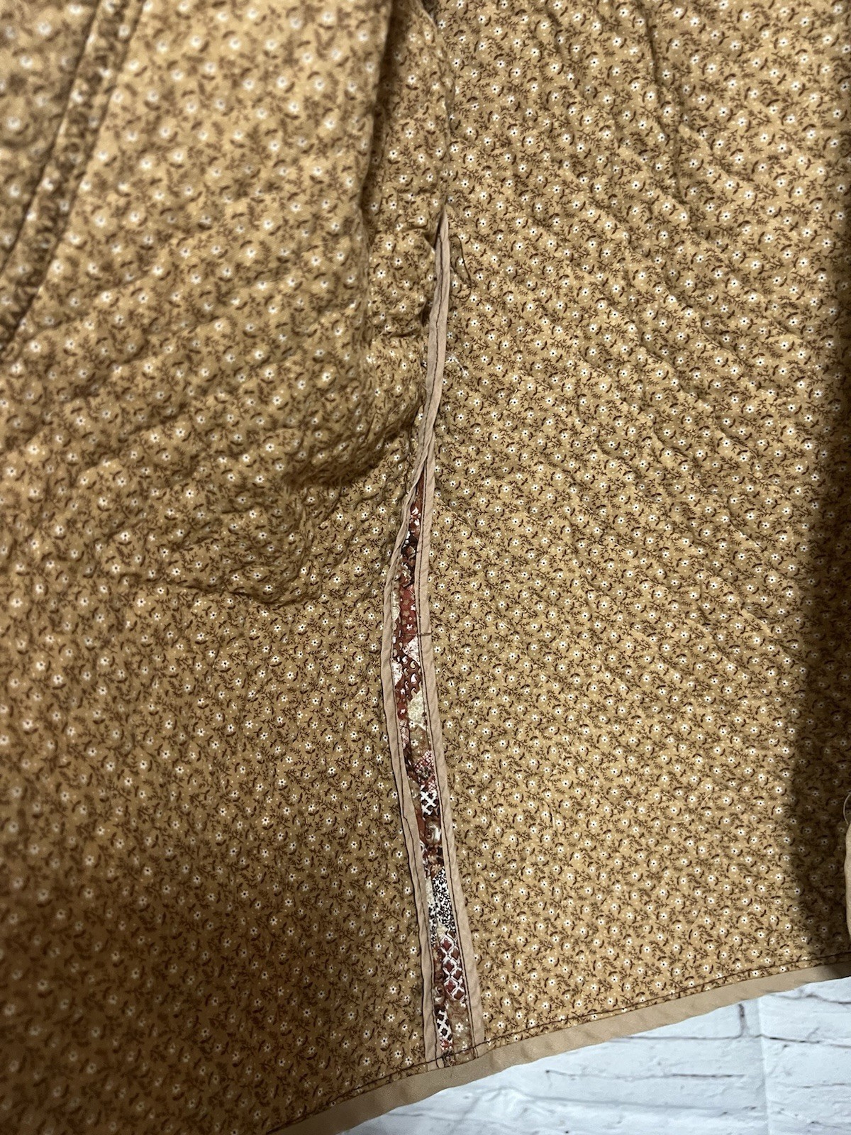 Handmade Patchwork Quilt Quilted Jacket Women XS … - image 4