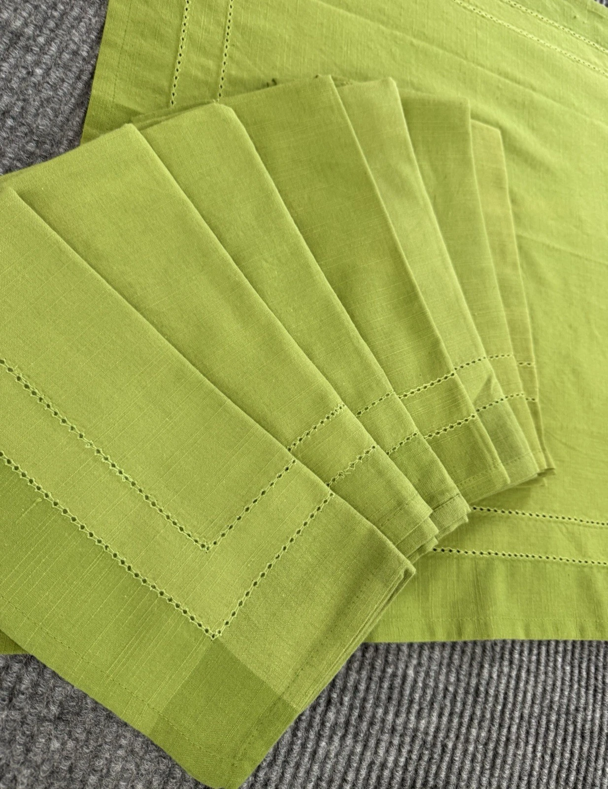 Pier 1 Hemstitch Table Napkin - Thumbnail 4