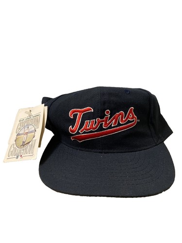 Vintage Authentic Minnesota Twins Hat Cap Size 7 1/2 Blue | eBay