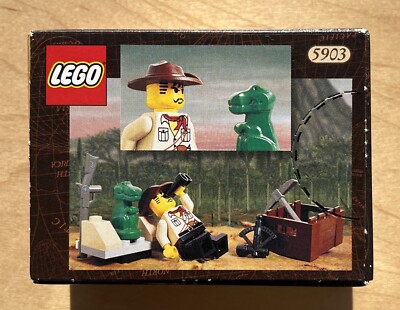 LEGO Adventurers Jungle 5903 Johnny Thunder and Baby T New