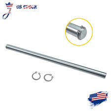 12" x 5/8" Jackshaft 3/16" Keyway For Go Kart Mini Bike Silver Galvanized