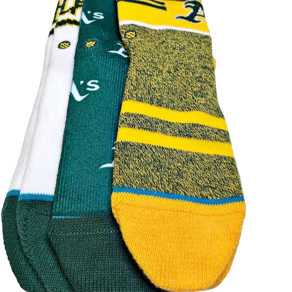 Stance Oakland Juego de calcetines A'S NIÑOS PEQUEÑOS NIÑOS/NIÑAS PAQUETE DE 3 2-4 AÑOS TALLA 7-9 Foto 4 de 4