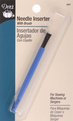Dritz Needle Inserter with Brush. New in package!