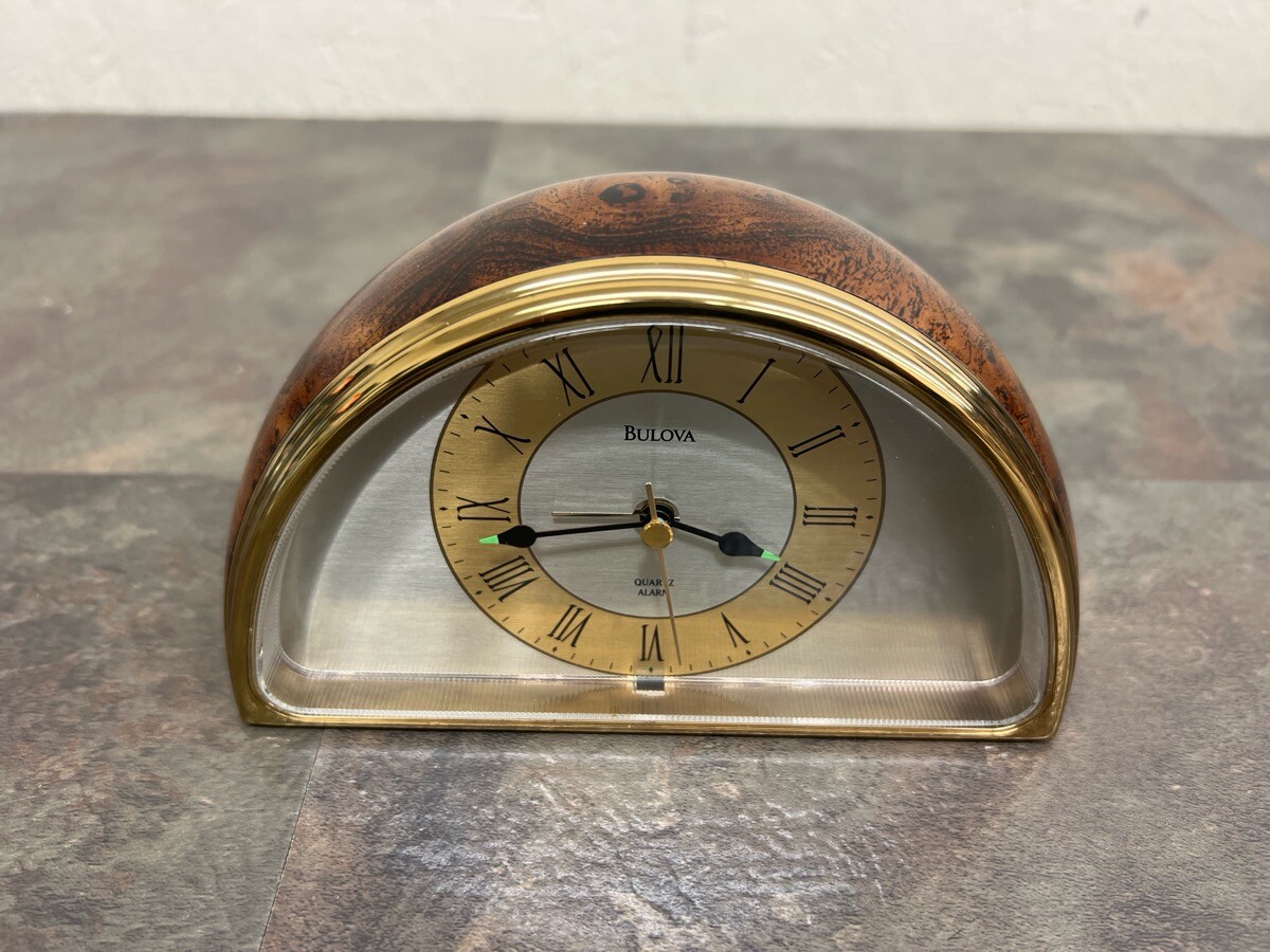 BULOVA ALARM CLOCK WORKS!! (WBP008646)