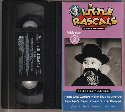 The Little Rascals Volume 2 on VHS Tape (Remastered 2000) Good +