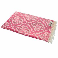 Hamamtuch BAROCK pink Strandtuch Pareo Saunatuch 90x175 cm 100% Baumwolle
