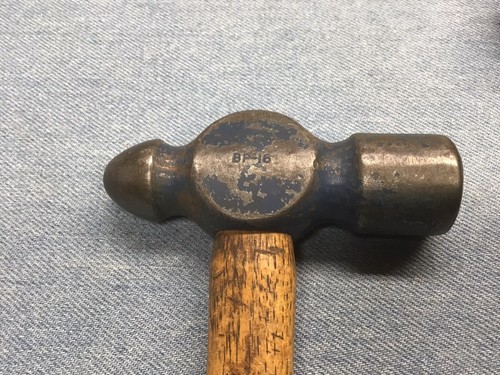 Vintage Ball Peen Hammers Set of 3 BP-16 BP-32 & P 40 oz Herbrand 🇺🇸 L👀K ! - Picture 3 of 19